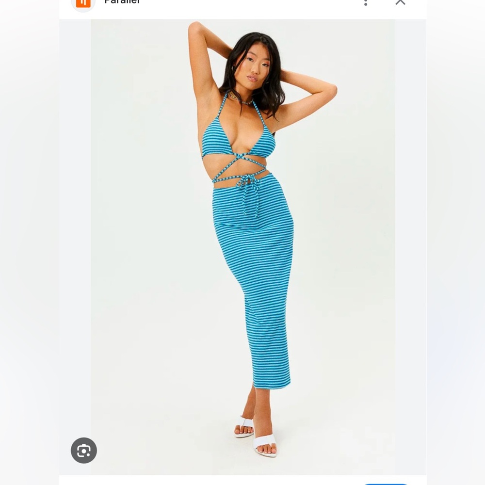 Frankie’s Bikinis Opal Terry Skirt